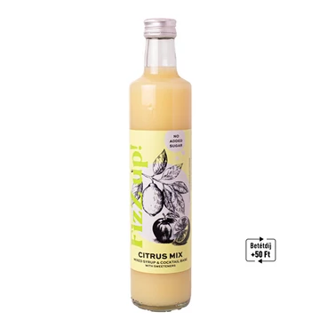 FIZZ UP! CITRUS MIX VEGYES GYÜMÖLCSSZÖRP ÉS KOKTÉLALAP ÉDESÍTŐSZEREKKEL 500 ML