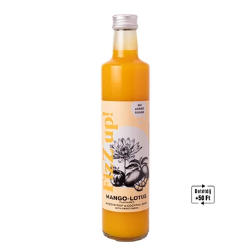 FIZZ UP! MANGÓ LÓTUSZ VEGYES GYÜMÖLCSSZÖRP ÉS KOKTÉLALAP ÉDESÍTŐSZEREKKEL 500 ML