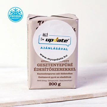 GELATO THE NICE NUTS GESZTENYEPÜRÉ ÉDESÍTŐSZERREL, GYORSFAGYASZTOTT 200G