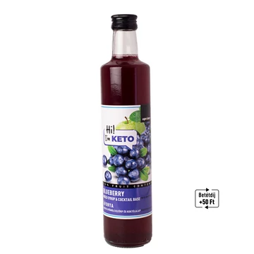 KETO ÁFONYA VEGYES GYÜMÖLCSSZÖRP ÉS KOKTÉLALAP ÉDESÍTŐSZEREKKEL 500 ML UPDATE