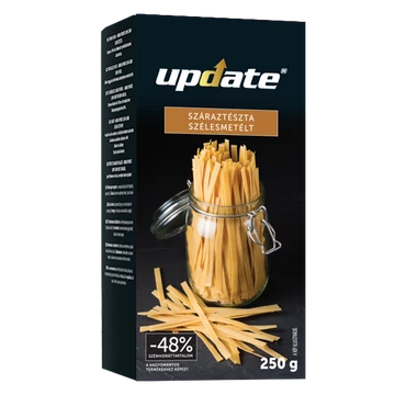 SZÁRAZTÉSZTA SZÉLESMETÉLT 250G UPDATE
