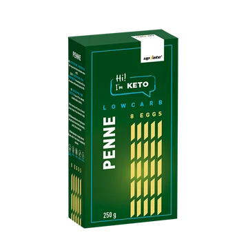 KETO SZÁRAZTÉSZTA PENNE 250G UPDATE