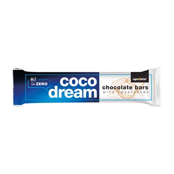 COCO DREAM, KÓKUSZOS SZELETEK BELGA TEJCSOKOLÁDÉBA MÁRTVA ÉDESÍTŐSZEREKKEL 2*30G (60G) UPDATE