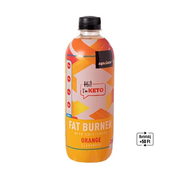 KETO FAT BURNER NARANCS ÍZŰ SZÉNSAVAS ITAL ÉDESÍTŐSZEREKKEL 500ML