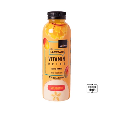 LOWCARB ALMA-MANGÓ GYÜMÖLCSITAL D-VITAMINNAL, ÉDESÍTŐSZEREKKEL 500ML