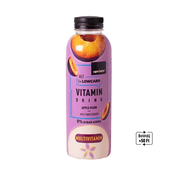 LOWCARB SZILVA GYÜMÖLCSITAL MULTIVITAMINNAL, ÉDESÍTŐSZEREKKEL 500ML