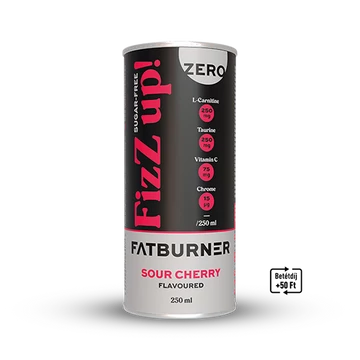 FIZZ UP! FATBURNER L-KARNITIN TAURIN- MEGGY ÍZŰ SZÉNSAVAS ITAL ÉDESÍTŐSZEREKKEL 250ML