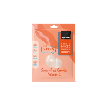 ZERO SUGAR FREE CANDIES- FRUIT MIX FLAVOURED DROPS VITAMIN C 60G