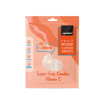 ZERO SUGAR FREE CANDIES- FRUIT MIX FLAVOURED DROPS VITAMIN C 60G