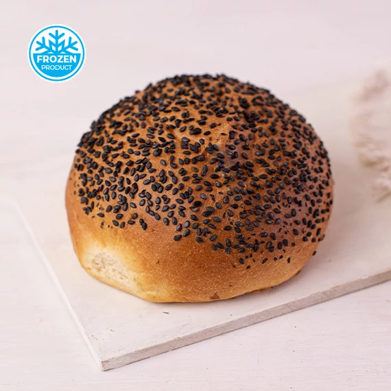 VAJAS ÓRIÁS HAMBURGER ZSEMLE FEKETE SZEZÁMMAGGAL, ÉDESÍTŐSZERREL 65G UPDATE