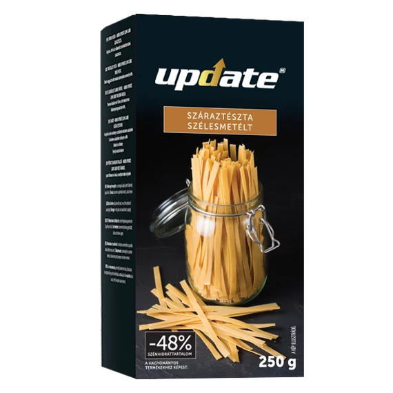 SZÁRAZTÉSZTA SZÉLESMETÉLT 250G UPDATE