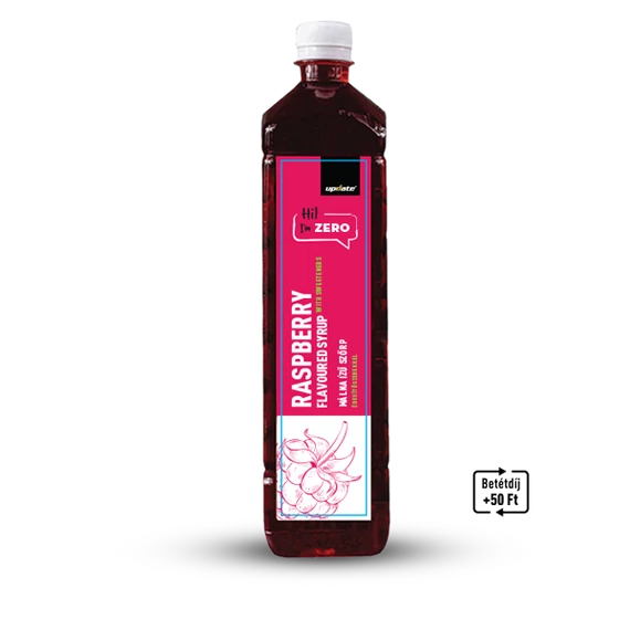 ZERO MÁLNA  ÍZŰ SZÖRP ÉDESÍTŐSZERREL 1000 ML UPDATE