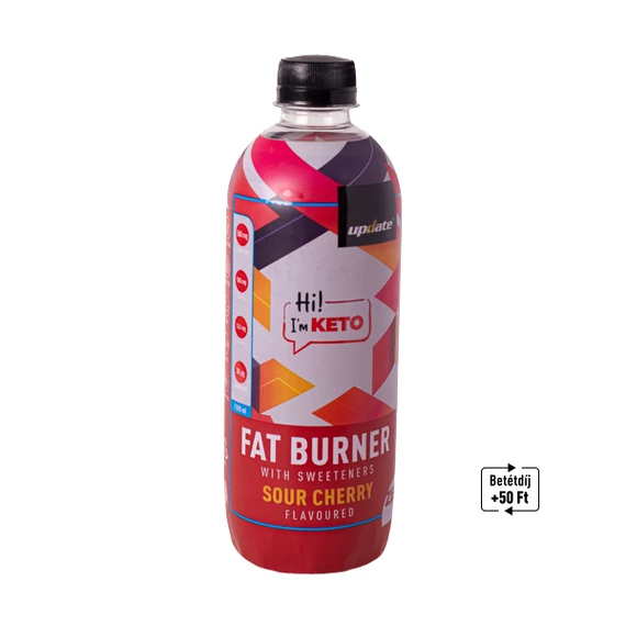 KETO FAT BURNER MEGGY ÍZŰ SZÉNSAVAS ITAL ÉDESÍTŐSZEREKKEL 500ML
